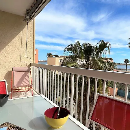 Appt 2 Pieces, 4 Pers, Terrasse, Piscine, Parking, Proche - - Fr-1-229-859 * Gruissan